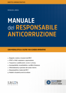 Copertina Manuale del Responsabile anticorruzione
