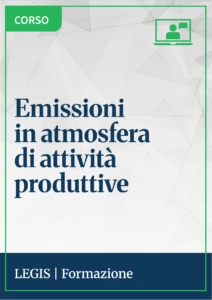 Copertina Emissioni in atmosfera di attività produttive