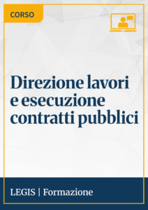 Copertina Direzione lavori pubblici